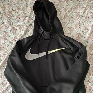 Black Nike dri-FIT hoodie, barely worn. Great quality, very warm!